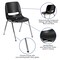 Emma and Oliver Ergonomic Chrome Stack Chair - 18" Seat Daycare Home School